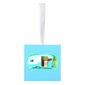 Kleine Retro  caravan camper Decoratie (Rechts)