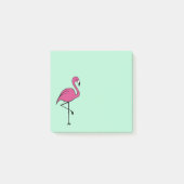 Kleine Retroflamingo om een lijst te maken Post he Post-it® Notes (Voorkant)