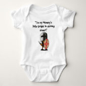 Kleine Ridder in een stralend pantser Romper (Voorkant)