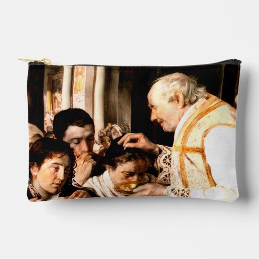 Kleine ritssluiting met Heilige Communie afbeeldin Etui (Voorkant)