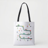 Kleine ritten op de weg tote bag (Voorkant)