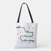 Kleine ritten op de weg tote bag (Achterkant)
