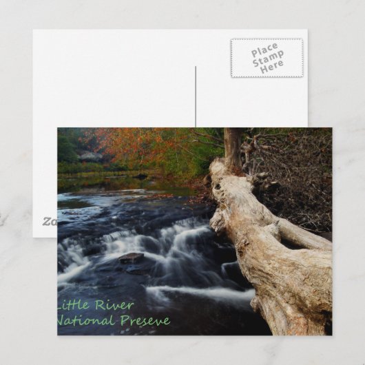 Kleine rivier briefkaart (Voorkant / Achterkant)