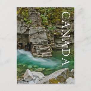 Kleine rivier door Coquihalla Canyon Briefkaart