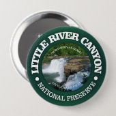 Kleine rivier Nat. Behoud (OBP) Ronde Button 4,0 Cm (Voorkant /achterkant)