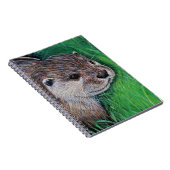 Kleine rivierotter schilderij notitieboek (Rechterzijde)