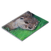 Kleine rivierotter schilderij notitieboek (Linkerzijde)