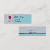 Kleine Robin Grey Visitekaartje (Voorkant / Achterkant)