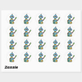 Kleine Robot Stickers (Vel)