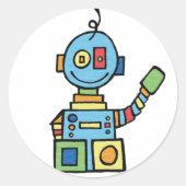 Kleine Robot Stickers (Voorkant)
