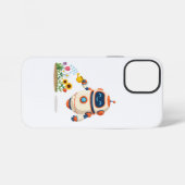 Kleine Robot Tuinman iPhone Hoesje (Achterkant horizontaal)