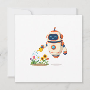 Kleine Robot Tuinman Kaart