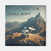 kleine robotmagneet magneet (Voorkant)