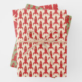 Kleine Rockets Retro Mideeuwse moderne ruimtetijd Inpakpapier Vel (In situ)