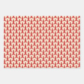 Kleine Rockets Retro Mideeuwse moderne ruimtetijd Inpakpapier Vel (Voorkant)