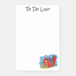 Kleine Rode Barn Post-it® notes 4 x 6
