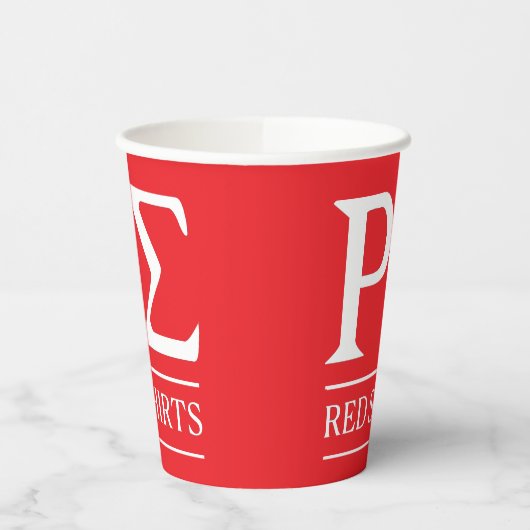 Kleine rode beker (Links)