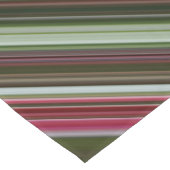 Kleine rode bessen rode en groene streep korte tafelloper (Hoek)