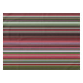 Kleine rode bessen rode en groene streep tafelkleed (Voorkant (Horizontaal))