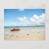 Kleine Rode Boat Briefkaart (Voorkant)