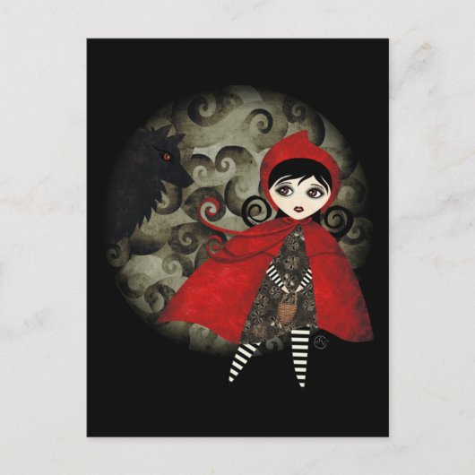 Kleine rode capuccine Briefkaart (Voorkant)