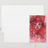 KLEINE RODE CLOWN BRIEFPAPIER (Voorkant / Achterkant)