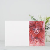 KLEINE RODE CLOWN BRIEFPAPIER (Staand voorkant)