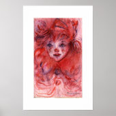 KLEINE RODE CLOWN POSTER (Voorkant)