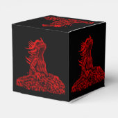 Kleine rode draak bedankdoosjes (Achterkant)