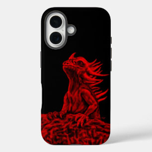 Kleine rode draak iPhone 16 hoesje