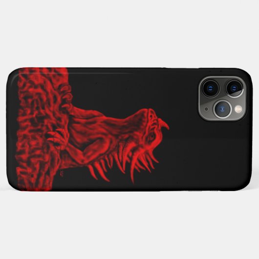 Kleine rode draak Case-Mate iPhone case (Achterkant (horizontaal))