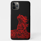 Kleine rode draak Case-Mate iPhone case (Achterkant)
