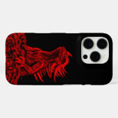 Kleine rode draak Case-Mate iPhone case (Achterkant (horizontaal))