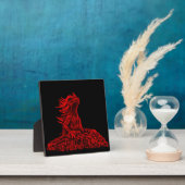 Kleine rode draak fotoplaat (Insitu)