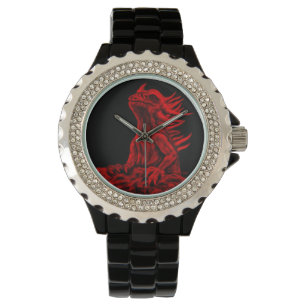 Kleine rode draak horloge