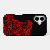 Kleine rode draak iPhone 16 hoesje (Achterkant horizontaal)
