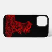 Kleine rode Draak iPhone Hoesje (Achterkant horizontaal)