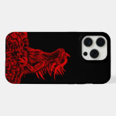 Kleine rode Draak iPhone Hoesje (Achterkant horizontaal)