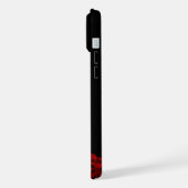 Kleine rode draak iPhone hoesje (Linkerkant)