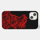 Kleine rode Draak iPhone Hoesje (Achterkant horizontaal)