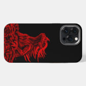 Kleine rode draak iPhone hoesje (Achterkant horizontaal)