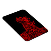Kleine rode draak magneet (Rechterzijde)