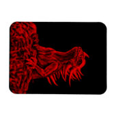 Kleine rode draak magneet (Horizontaal)