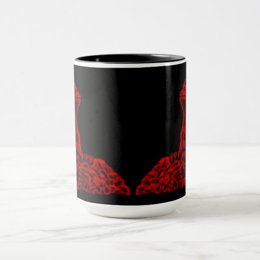 Kleine rode draak mok (Midden)