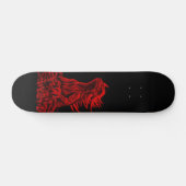 Kleine rode draak persoonlijk skateboard (Horizontaal)