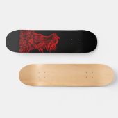 Kleine rode draak persoonlijk skateboard (Horizontaal)