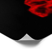 Kleine rode draak poster (Hoek)