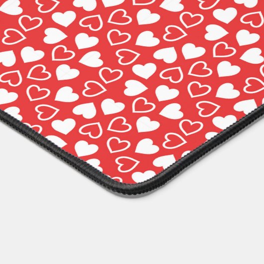 KLEINE RODE EN WITTE VALENTIJN HOUDEN VAN HARTEN BUREAUMAT (Hoek)