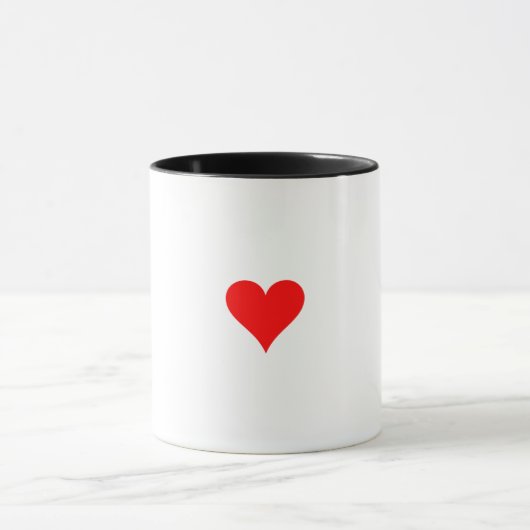 Kleine rode hart mok (Midden)