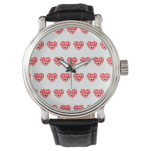 Kleine rode harten eWatch Horloge